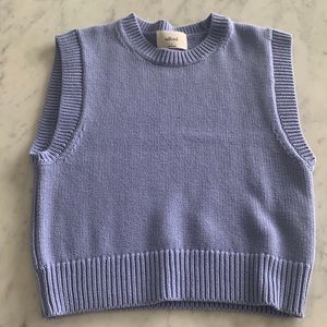 Purple Wilfred Sleeveless Sweater
